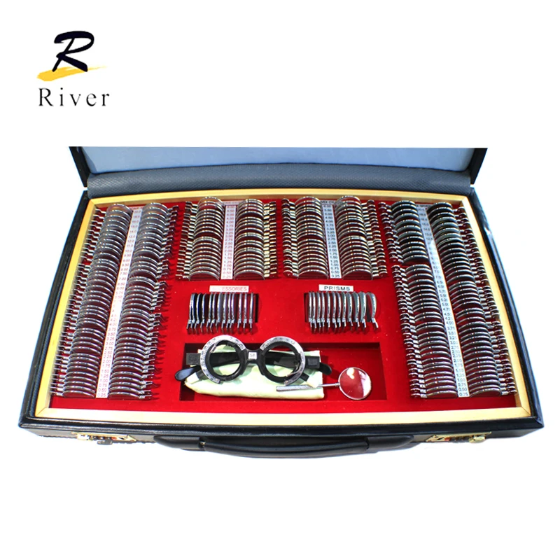 JSC-266 266pcs  Trial Lens case   Trial Lens Set  266 Optical Equipment Lens Trial Set with Trail Frame