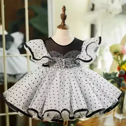 Children's Host Catwalk Princess Evening Gown Wedding Birthday Girls Party Dress A3697 Vestidos Para Niñas  Baby Girl Dress