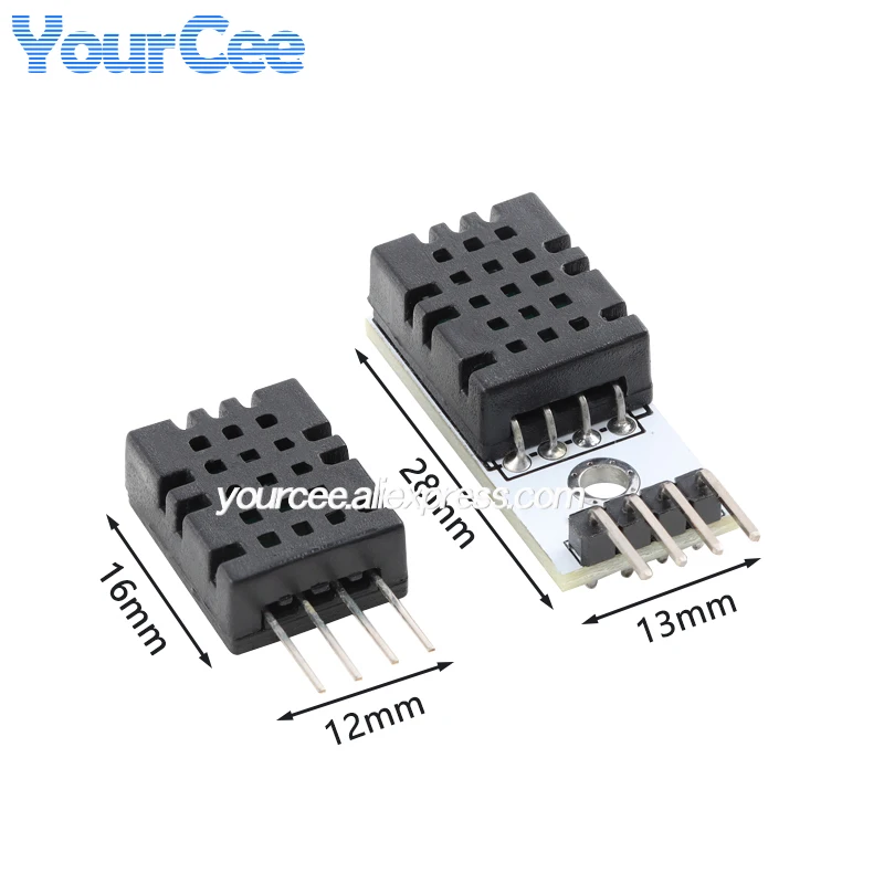 5pcs/1pc SHT40 SHTC3 Digital Temperature and Humidity Sensor Module IIC I2C Communication for Detecting Environmental Sensing