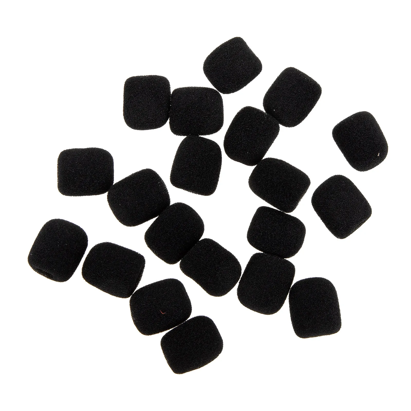 20Pcs Microphone Windscreen Sponge Covers for Studio Conference Stage Press Events Dust Moisture Protection Mic Protective