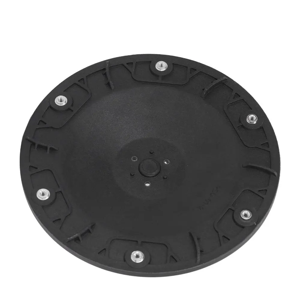 Nylon Robotic Lawnmower Disc Compact Black Lawn Mower Blade Disc 6 Openings M4 Thread Mower Tuning Cutter Disc for Worx Landoid