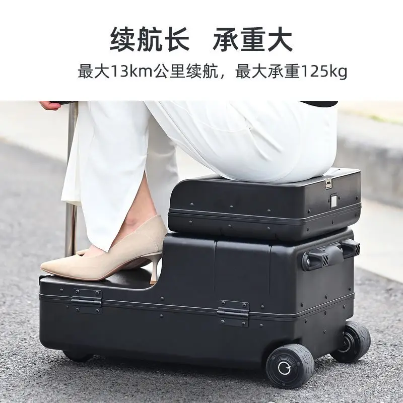 Elektrische koffer rijden, oplaadbaar model.