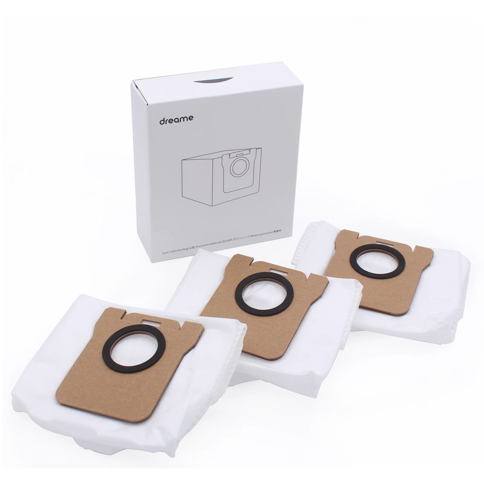 Original Dreame L20 Ultra robot vacuum accessories — roller brush, filter, dust bag, mop cloth & side brush 6