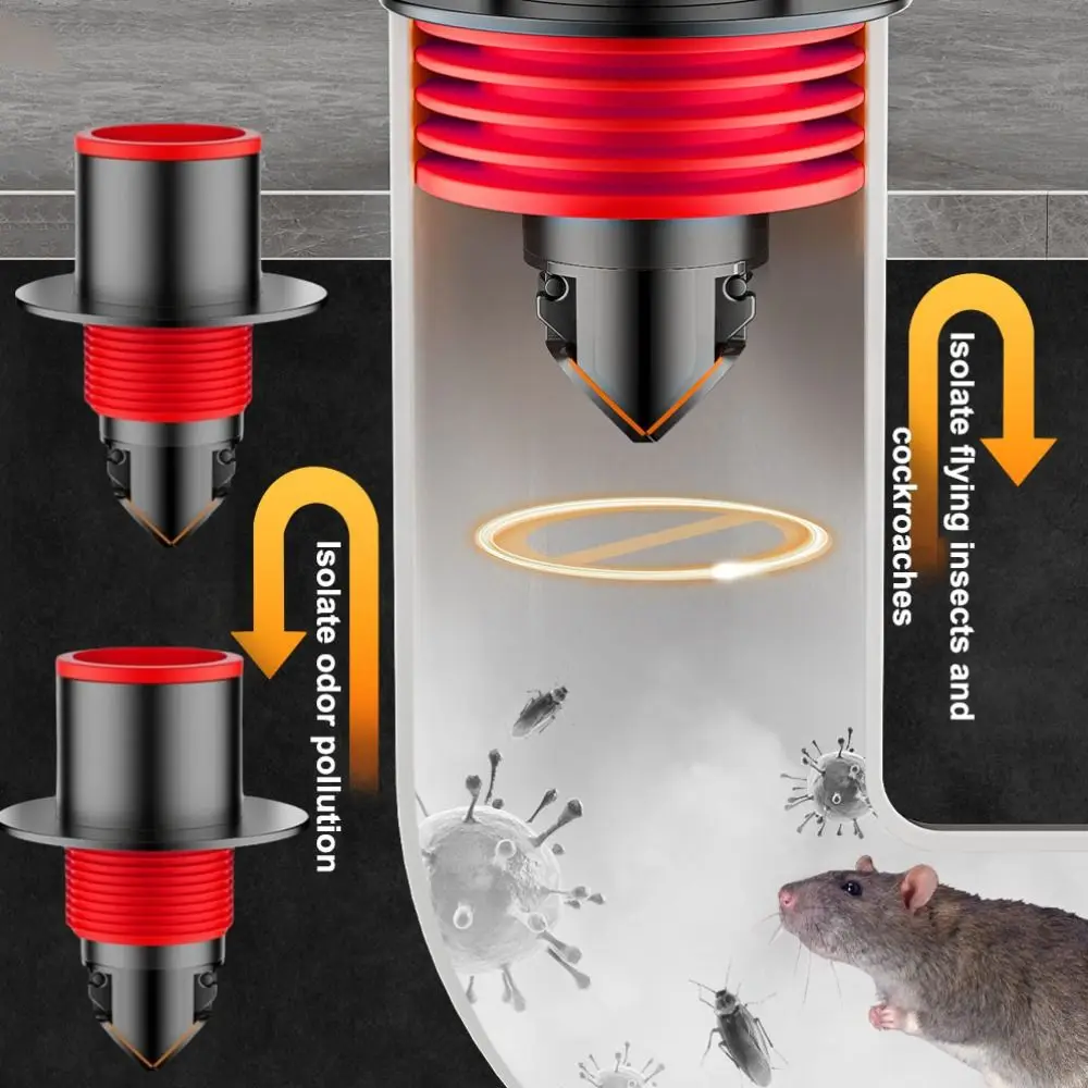 

Stainless Steel Floor Drain Cores Universal Efficient Drainage Floor Drain Backflow Preventer Anti-Smell Corrosion-resistant