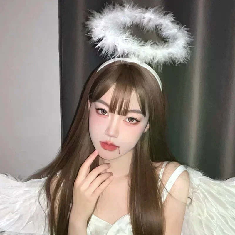 Christmas Performances Party Favor Angel Headband Cosplay Costume Outfit Halo High Quality