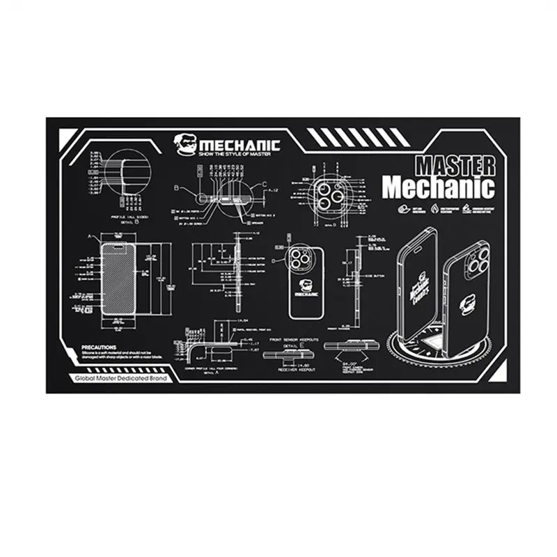 abko-mechanic-v78多機能修理作業マット-携帯電話メンテナンス用-ソフト断熱マザーボード固定パッド