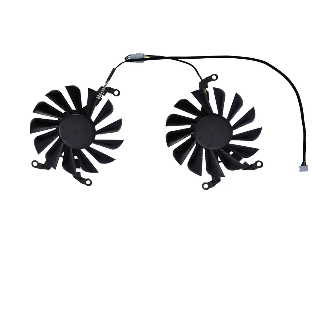 Graphics Card Cooling Video Cards Fan VGA Cooler CSH9015BS For MANCER RX5500XT 8g,T129215SU For PELADN 5500XT 8GB,2Pcs/Set view 4