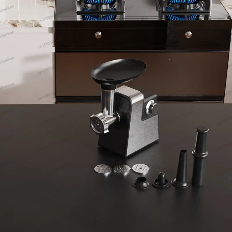 

Бытовая электрическая мясорубка из нержавеющей стали, многофункциональная машина для нарезки овощей, приготовления соков и наполнения колбас