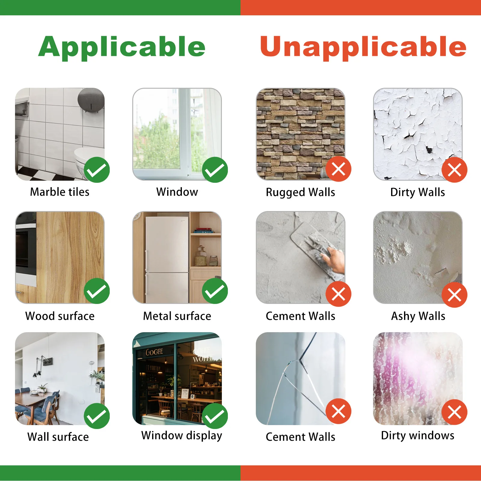 3D Kreative Lochtal-Wasserfall-Wandsticker, Wasserdichte Abnehmbare Wandaufkleber für Schlafzimmer und Badezimmer – Detail 7