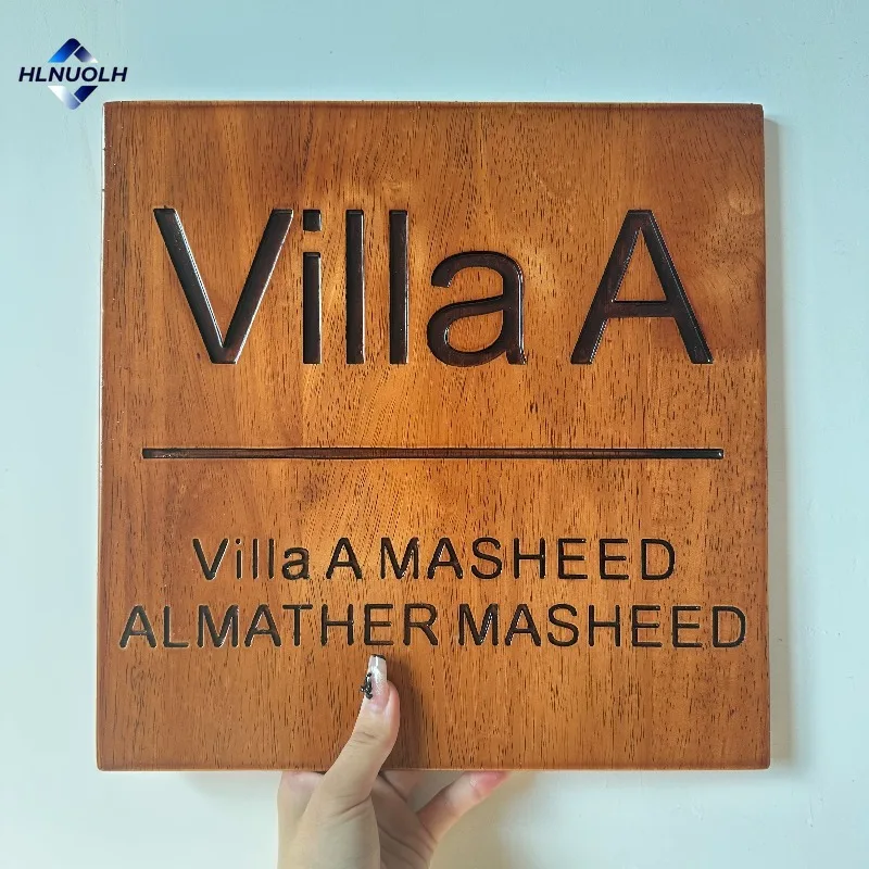 

Custom Signs Laser Cut Retro Wooden 3D House Number Sign Outdoor Street Name Plate Home Decor Plaques New Home Gift Any Language