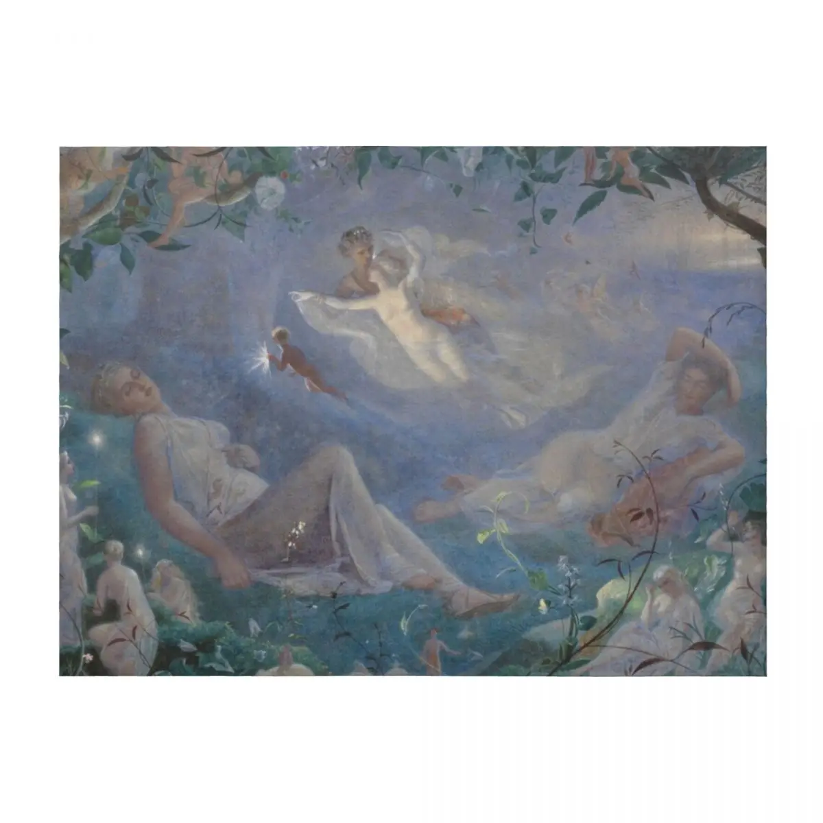 

A Midsummer Night Dream Throw Blanket for sofa Luxury Brand Camping Picnic Blankets