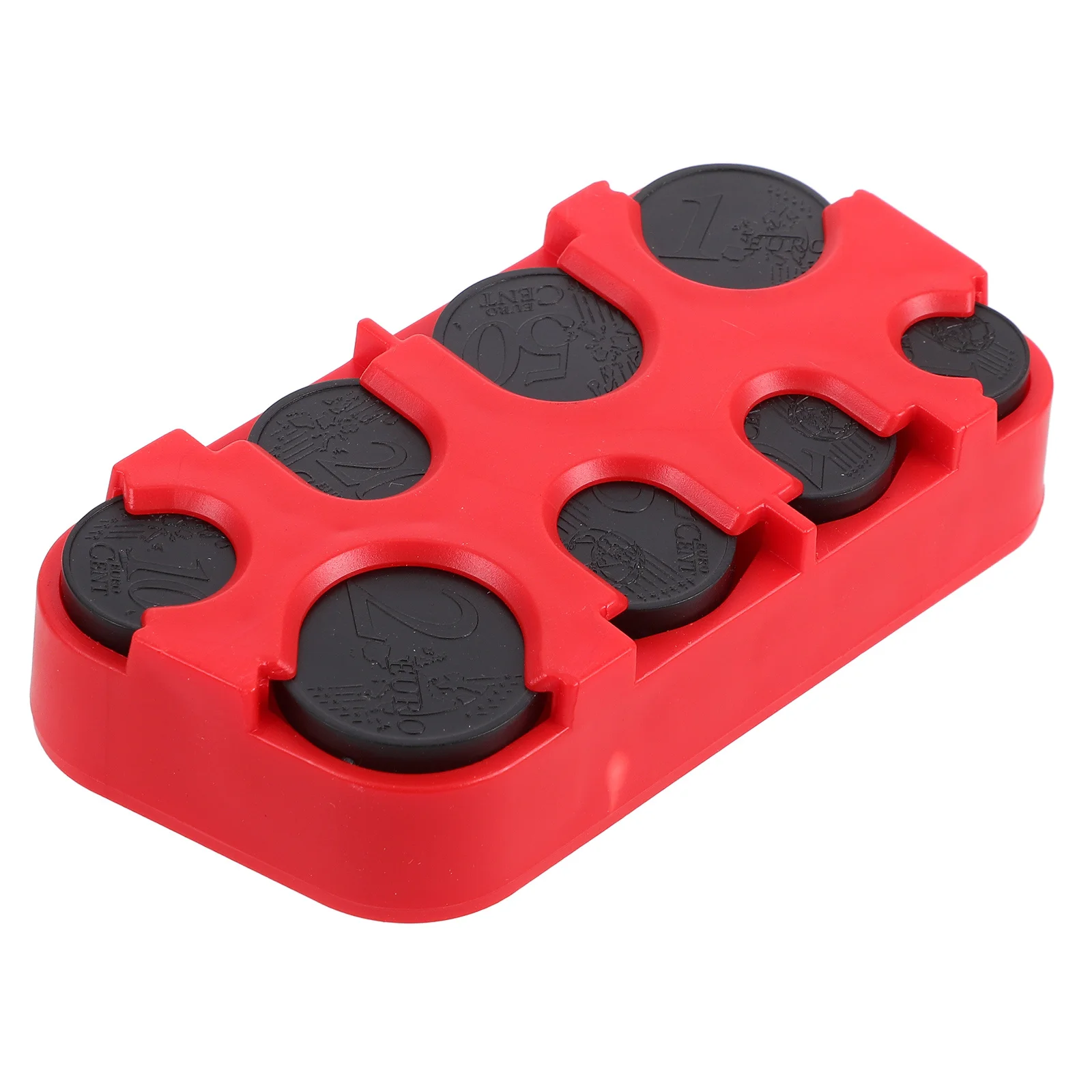 Large Capacity Coin Storage Box Portable Coin Holder Case For Car Change Organizer Pp Waterproof Container