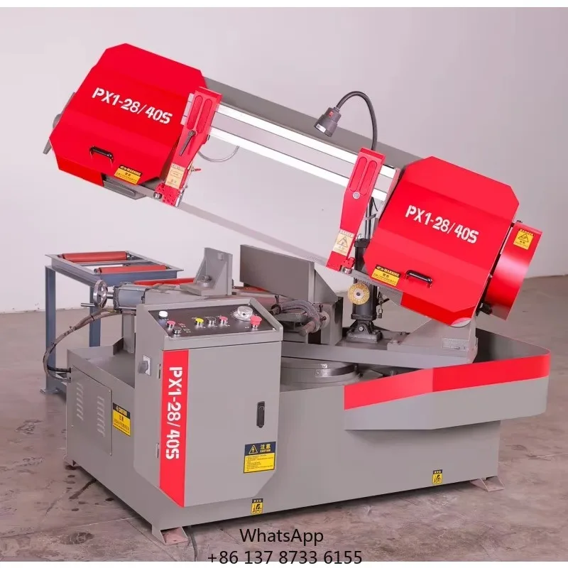 High Quality PX-28/40S Angle Automatic Metal Cutting Machine Rotary Band Saw
