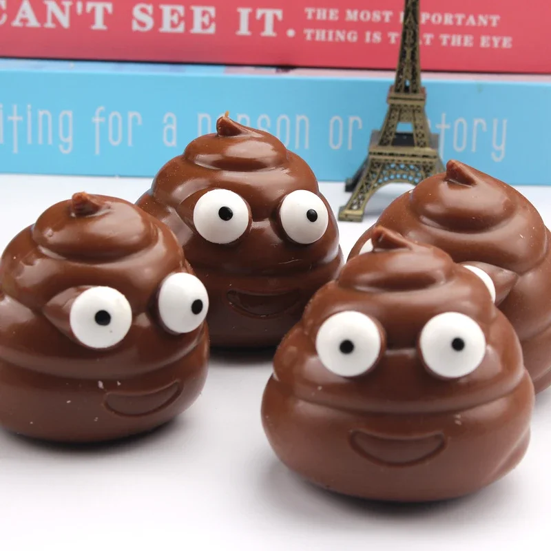 Realistic Building Block Filling Prank Poop Blind Box Squishy Sensory Toy Moldable Squeeze Calming Hand Play Toy for Daily Relax