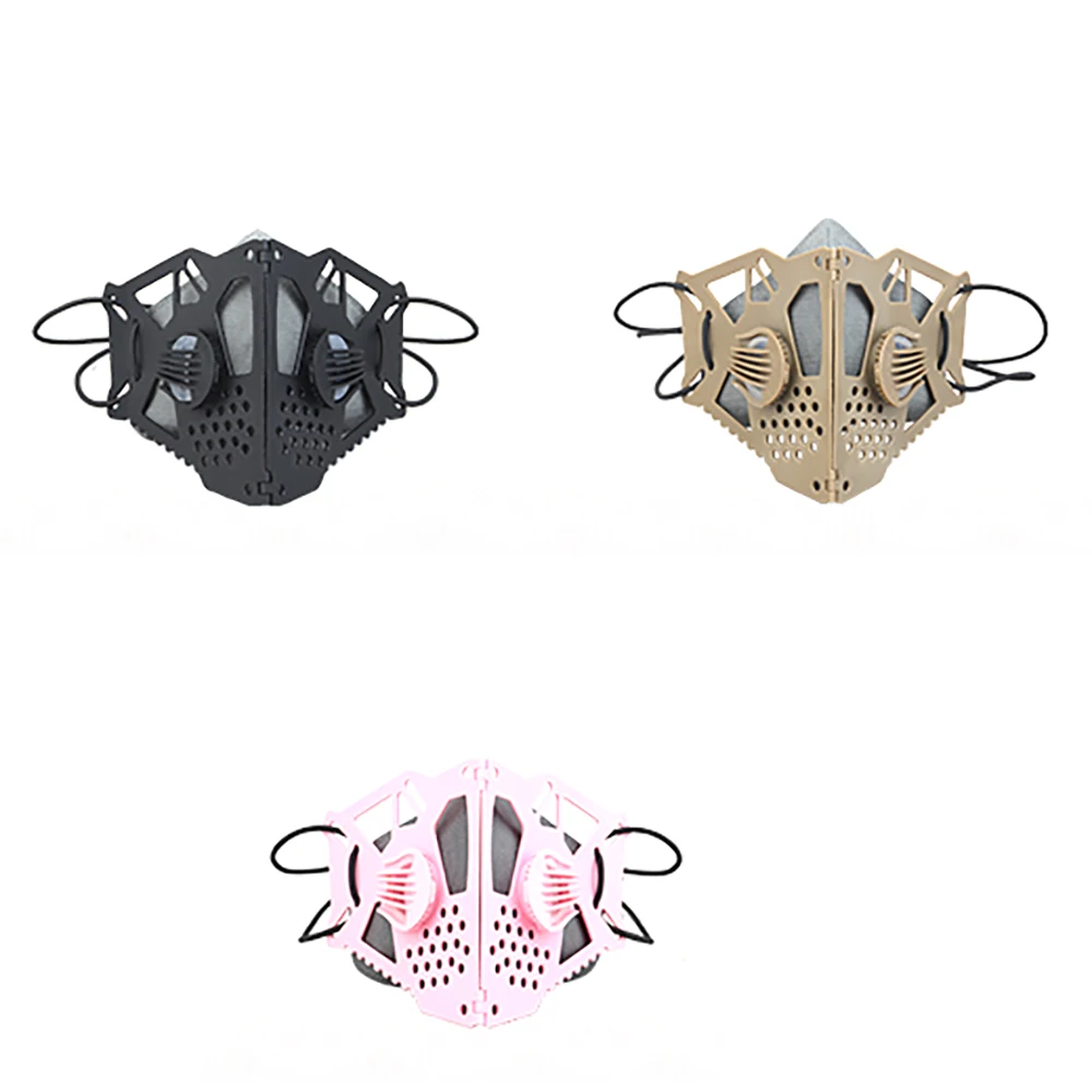 

Tactical Mask Half Face Collapsible Butterfly Shape Mask Dustproof and Windproof For Outdoor Riding Hunting Cosplay