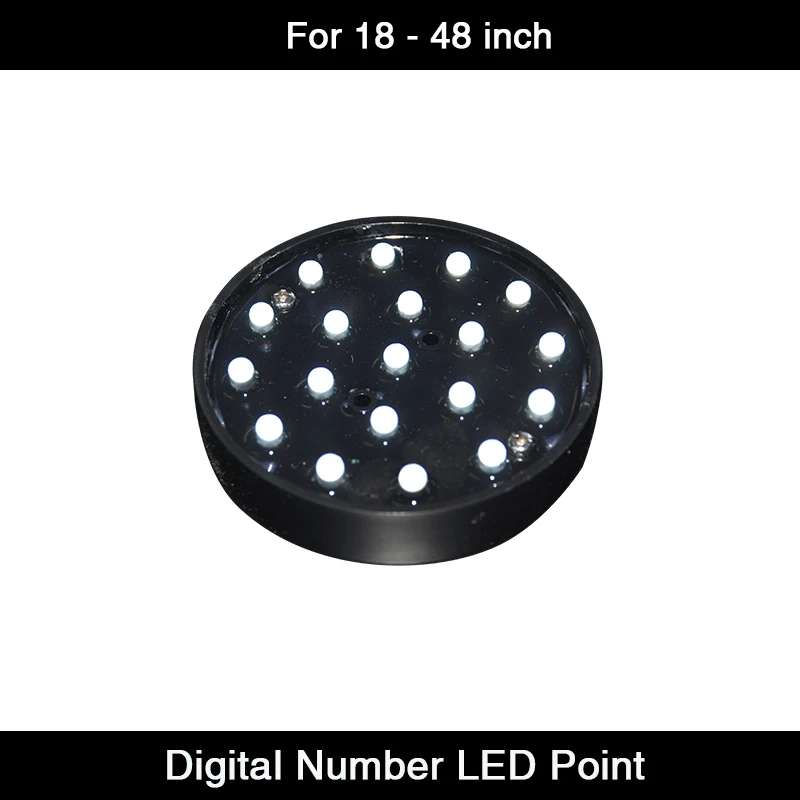 4pcs/lot big Size 80mm diameter LED module point LED number dot,For 18~48 inch Modules