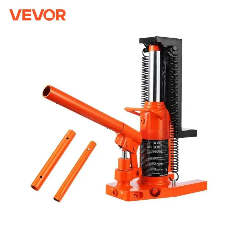 VEVOR Hydraulic Toe Jack 2.5 Ton On Toe Toe Jack Lift 5 Ton On Top Lift Capacity Machine Jack 0.8-5.3 in Toe Height 8.9-13.4 Top