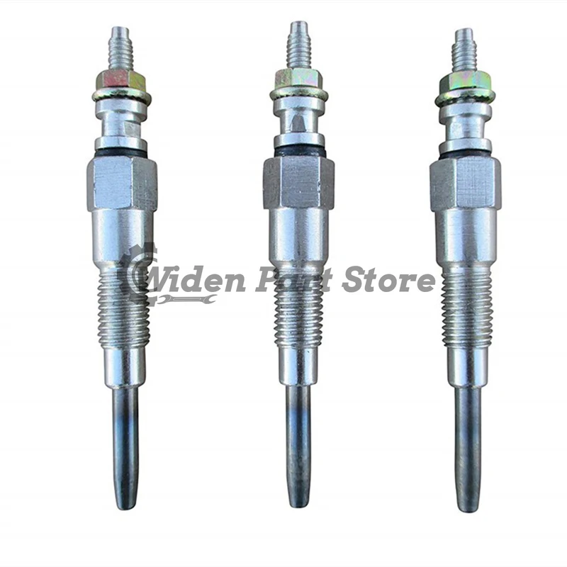 

3PCS Glow Plug 16851-65510 16851-65512 for Kubota B1700D B21 B2100D B2400D B2410HSD BX24D BX25 Engine