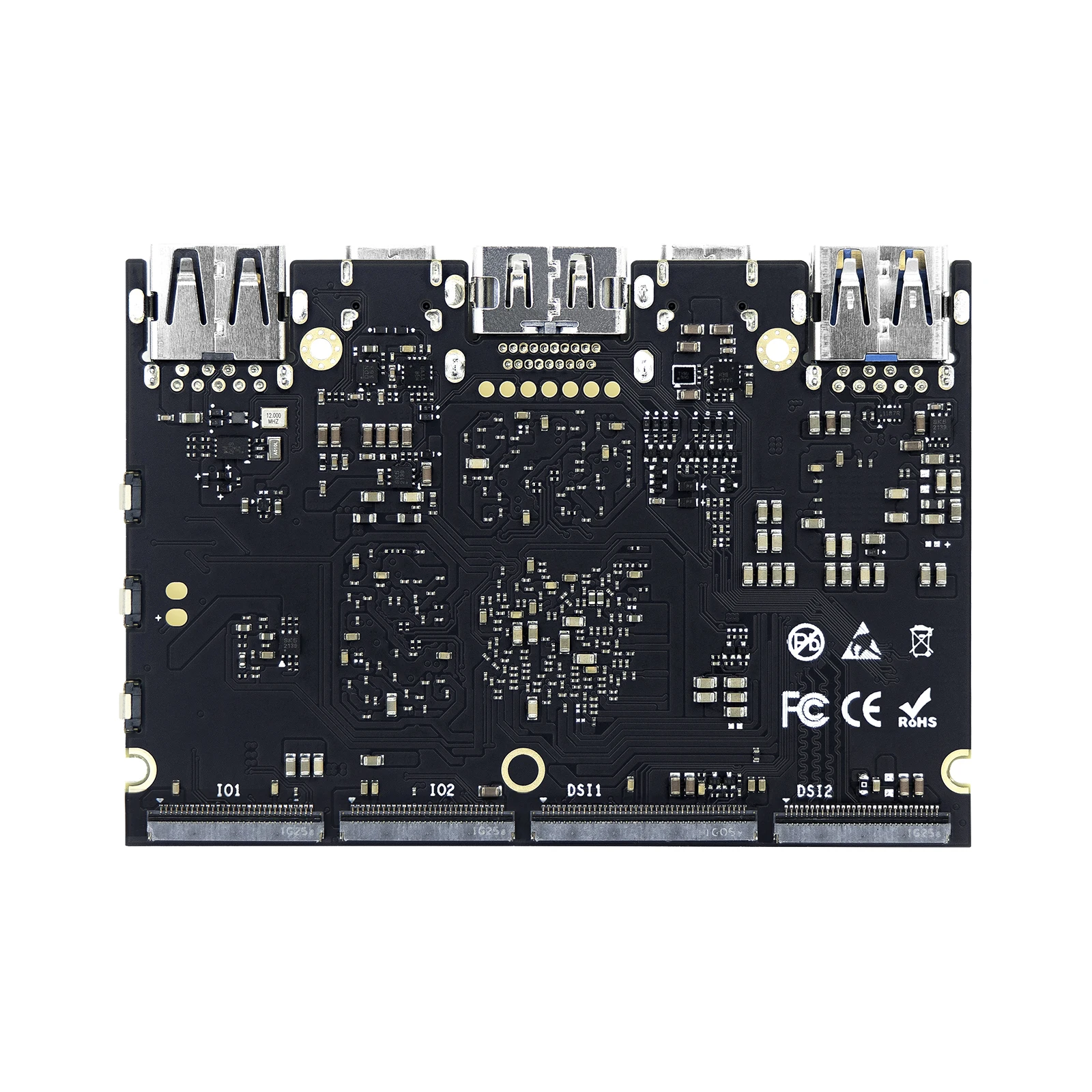 Khadas Edge2 ARM PC/Maker Kit RK3588S Single Board Computer with 8-core 64-bit CPU, ARM Mali-G610 MP4 GPU, 6 TOPS AI NPU Wi-Fi 6