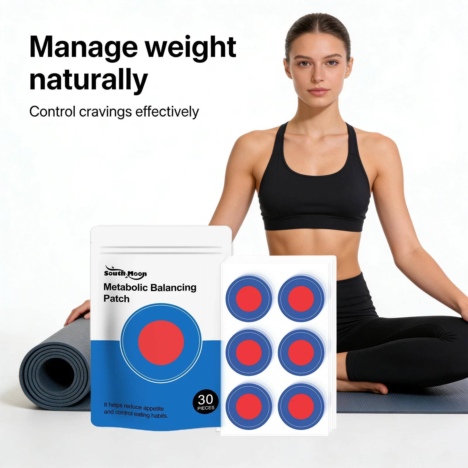 Body Shaping Patches Fat Burning Appetite Control Enhance Metabolise Balance Tightening Belly Portable Weight Management Patches