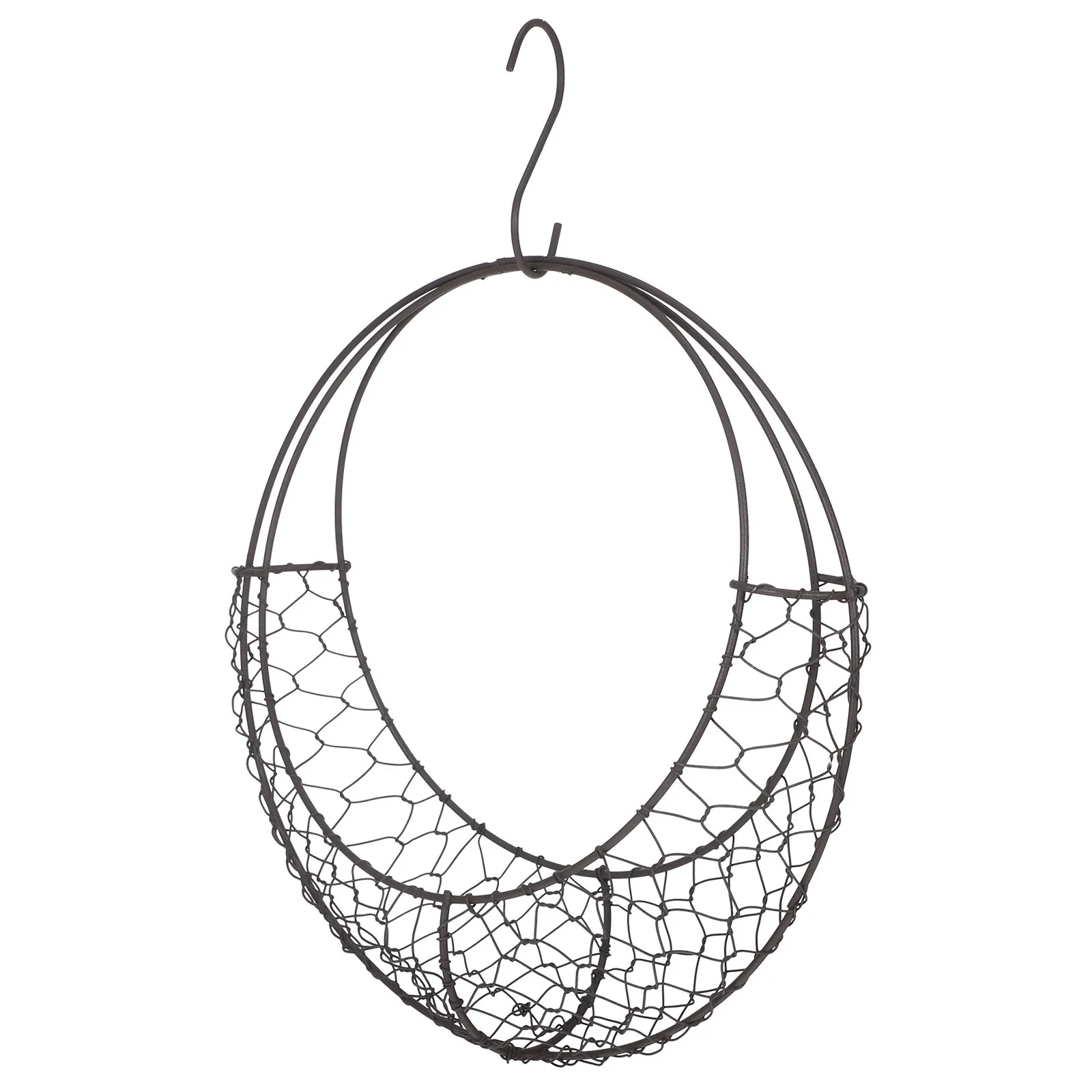 

Hanging Plant Holder Metal Wire Succulent Basket Moon Shape Frame For Indoor Outdoor Decor S Hook Planter Garden Wedding Cafe