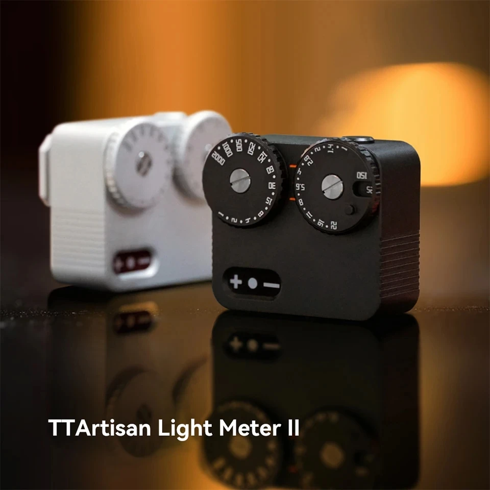 TTArtisan Light Meter II Electronic Leica  Camera Light Meter Photometer Photography Set-top Aluminum I Black Slive Brass