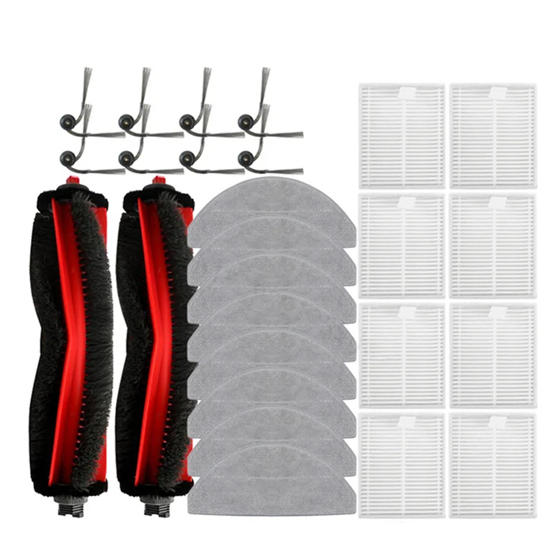 

A66Z For Roborock Q7 M5/Q7 M5+ /Q7 L5/Q7 L5+ Q7 TF/Q7 TF+ Q7B/Q7T+ Plus Replacement Parts Main Side Brush Filter Dust Bag Set