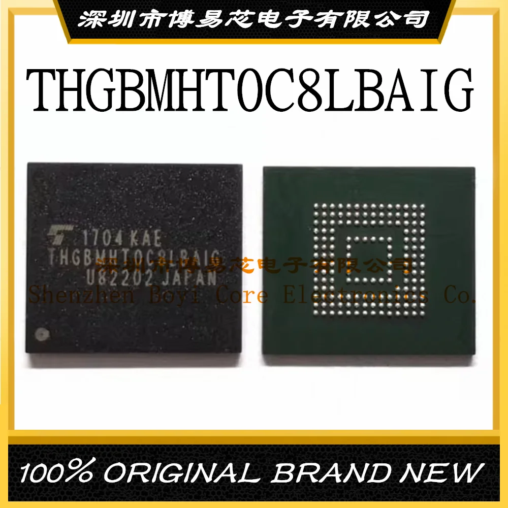 

THGBMHT0C8LBAIG Lifespan 0-10 128G embedded storage 5.1 version 153BGA