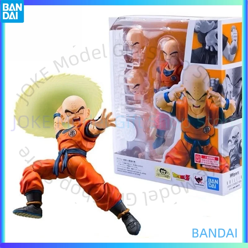 

In Stock Bandai S.H.Figuarts Krillin Strongest Earthling Man Dragon Ball Z Anime Figure Action Model Collectible Toys Gift