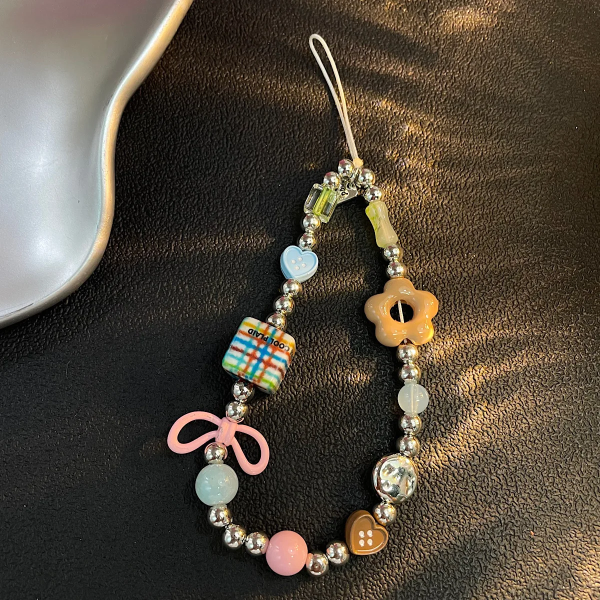 Estrela lua corrente do telefone móvel curto telefone pendurado corda nova câmera ccd pendurado corrente feminino anti gota pingente premium