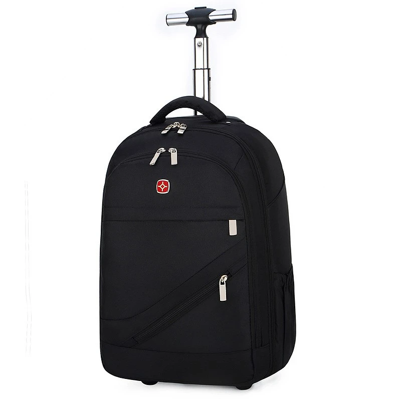 New Shoulder Travel Bag 8-Inch Student Trolley Bag Computer Bag Men's and Women's Business Boarding Silent Wheel Trolley Bac...