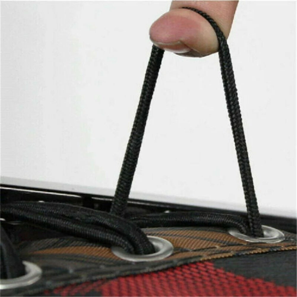 Elastic Cord Ropes Ropes Replacement 2 Long And 2 Short 4pcs Black For Reclining Garden Chairs Good Elasticity