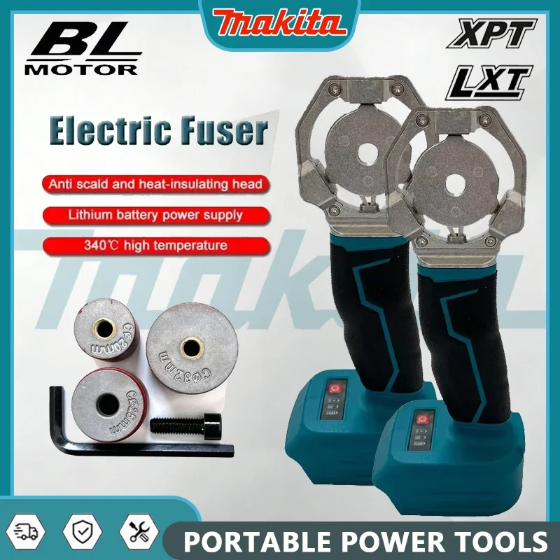 

Аккумуляторный аппарат для сварки труб Makita, паяльник для PPR/PE, для пластиковых труб, нагревательный инструмент для пайки горячим расплавом, для аккумулятора 18В