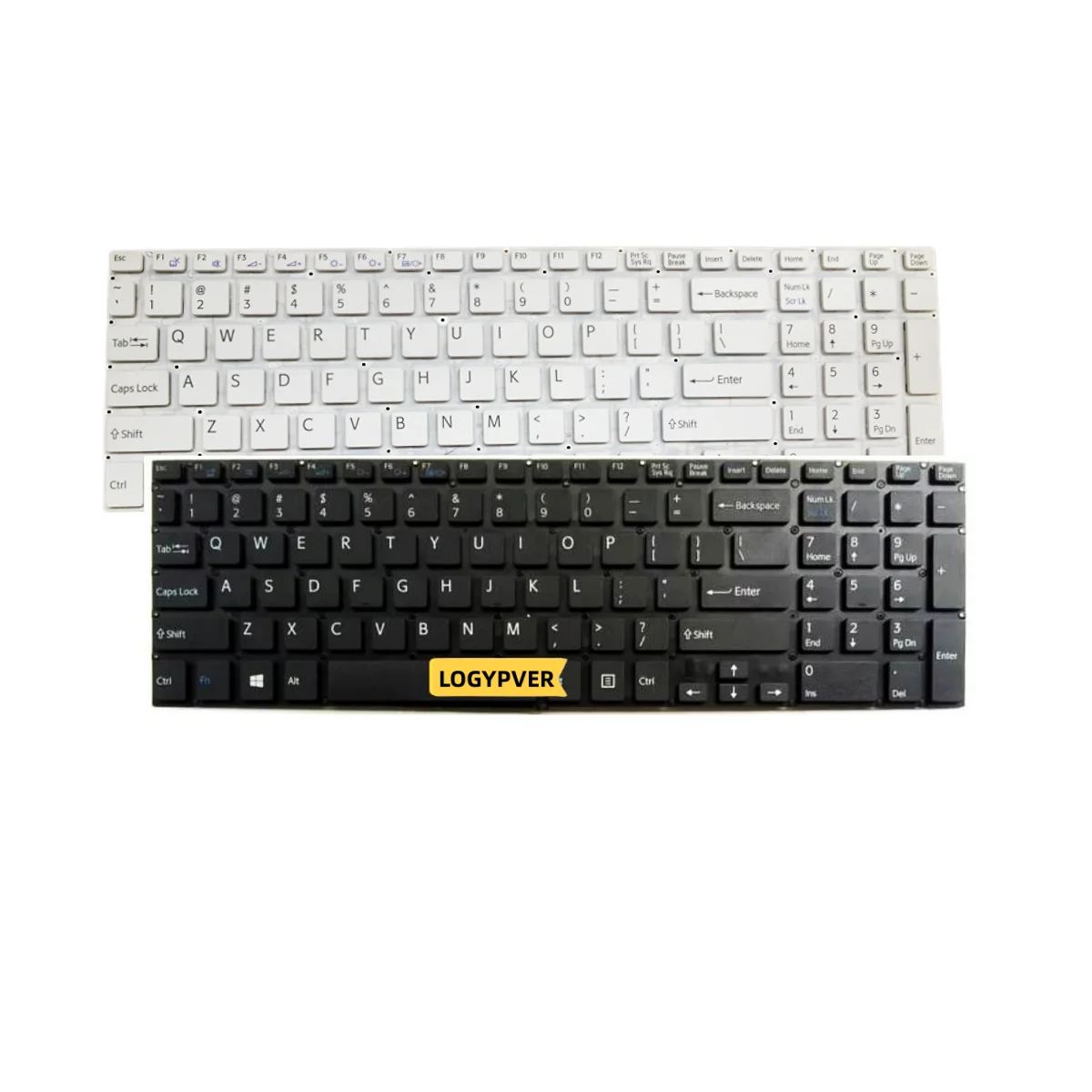 US Keyboard For Sony Vaio Fit 15 SVF15 SVF151 SVF152 SVF153 SVF154 SVF15E SVF152C29M SVF152A29V Laptop English Black White