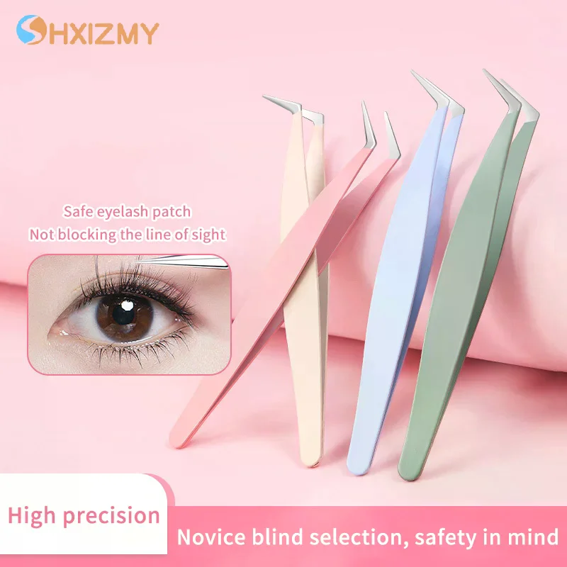 3D 正確なクリップまつげピンセットステンレス鋼まつげエクステンションピンセットステンレス鋼まつげエクステンションツールメイクアップツール