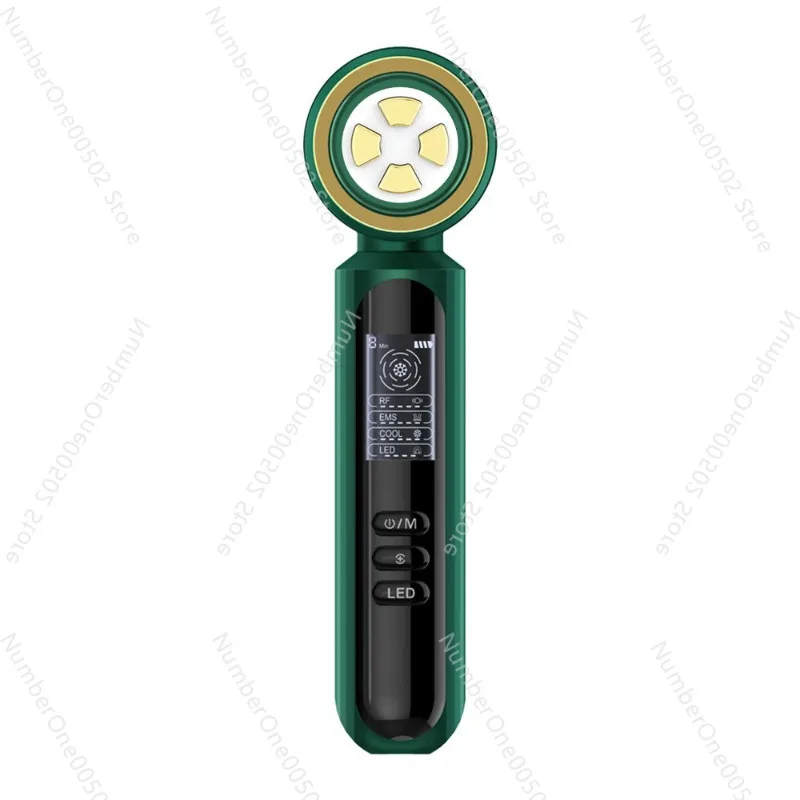 

Red Blue Light Microcurrent Beauty Device Home Photon Therapy EMS Lifting Tightening Facial Care Tool