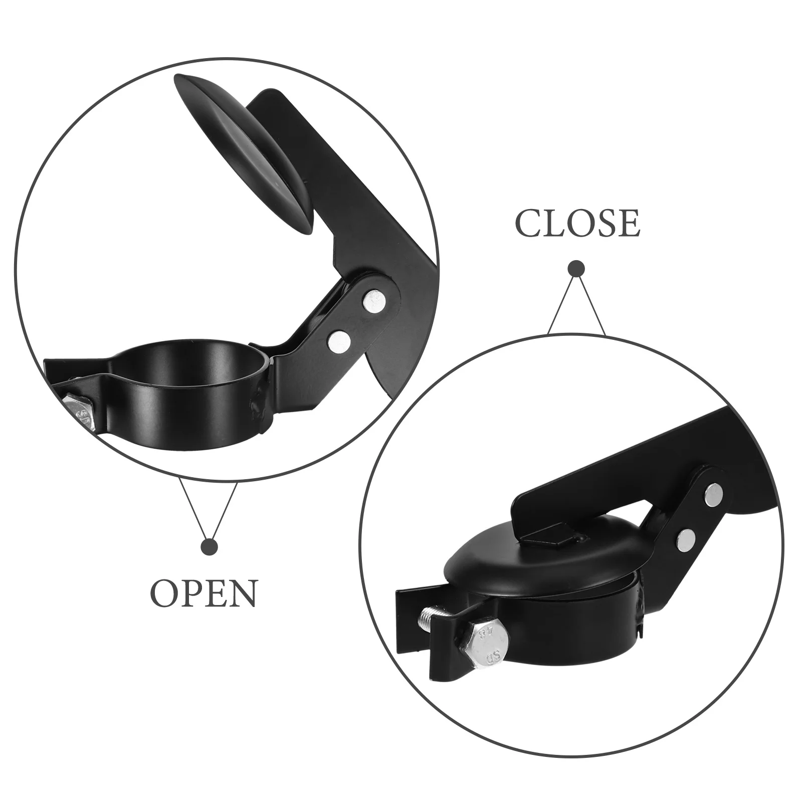 

Steel Exhaust Rain Protective Lid Cap Durable Cover for Vehicle Exhaust System Anti-Rain Snow Dust Protective Accessory
