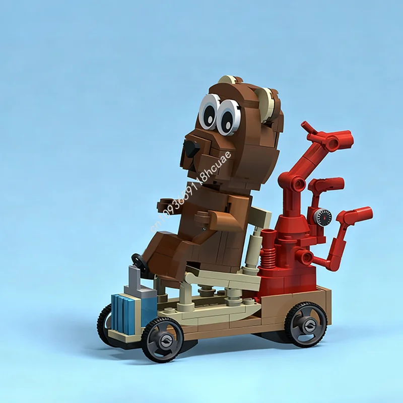 236 pezzi MOC Wacky Races a tema portasapone Modello di auto Blocchi di costruzione Giocattoli di compleanno Assemblare Architettura Regali di Natale modulari