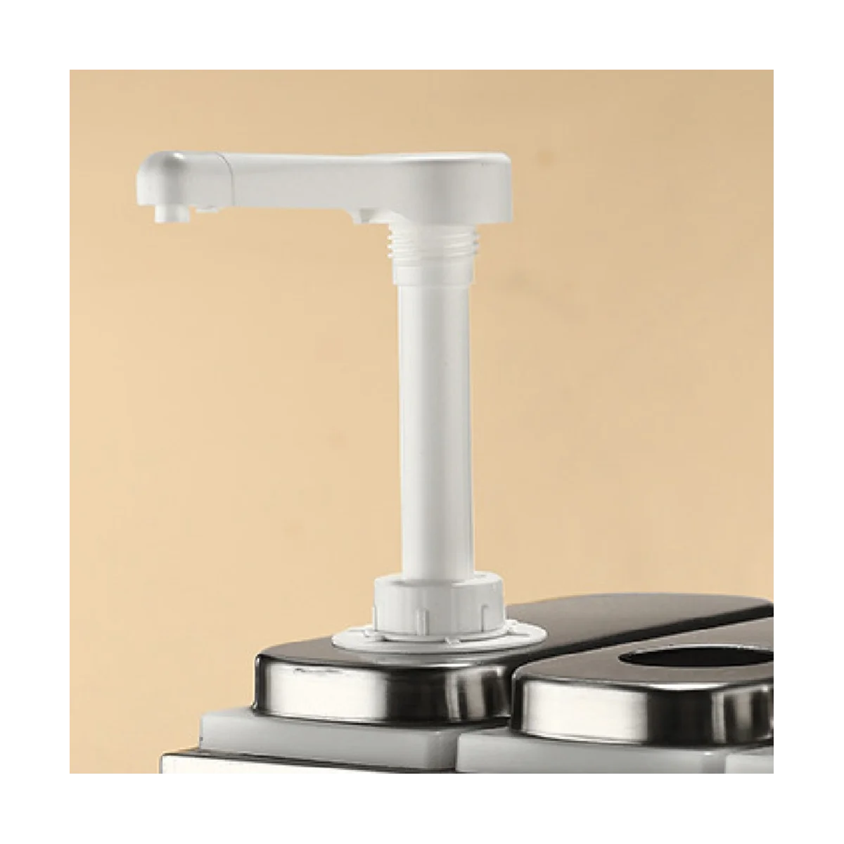 1L مضخة توزيع الصلصة الفولاذ المقاوم للصدأ مضخة بهار محطة بهار مضخة موزع ضغط اليد مضخة المربى-A59E