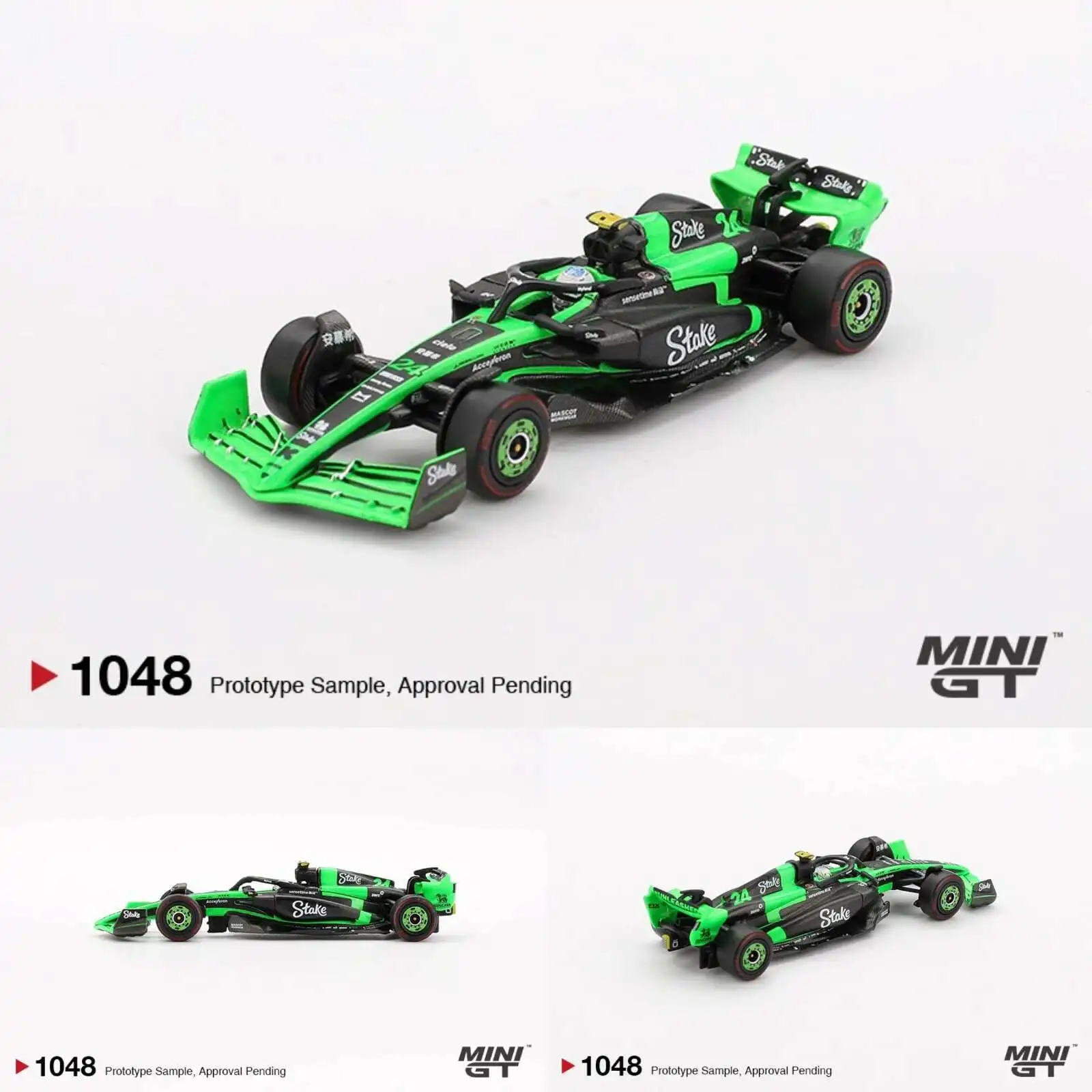 

PreSale MINIGT 1048 1:64 Kick Sauber C44 #24 Guanyu Zhou 2024 F1 2024 Chinese GP Diecast Car Model Collection Toys
