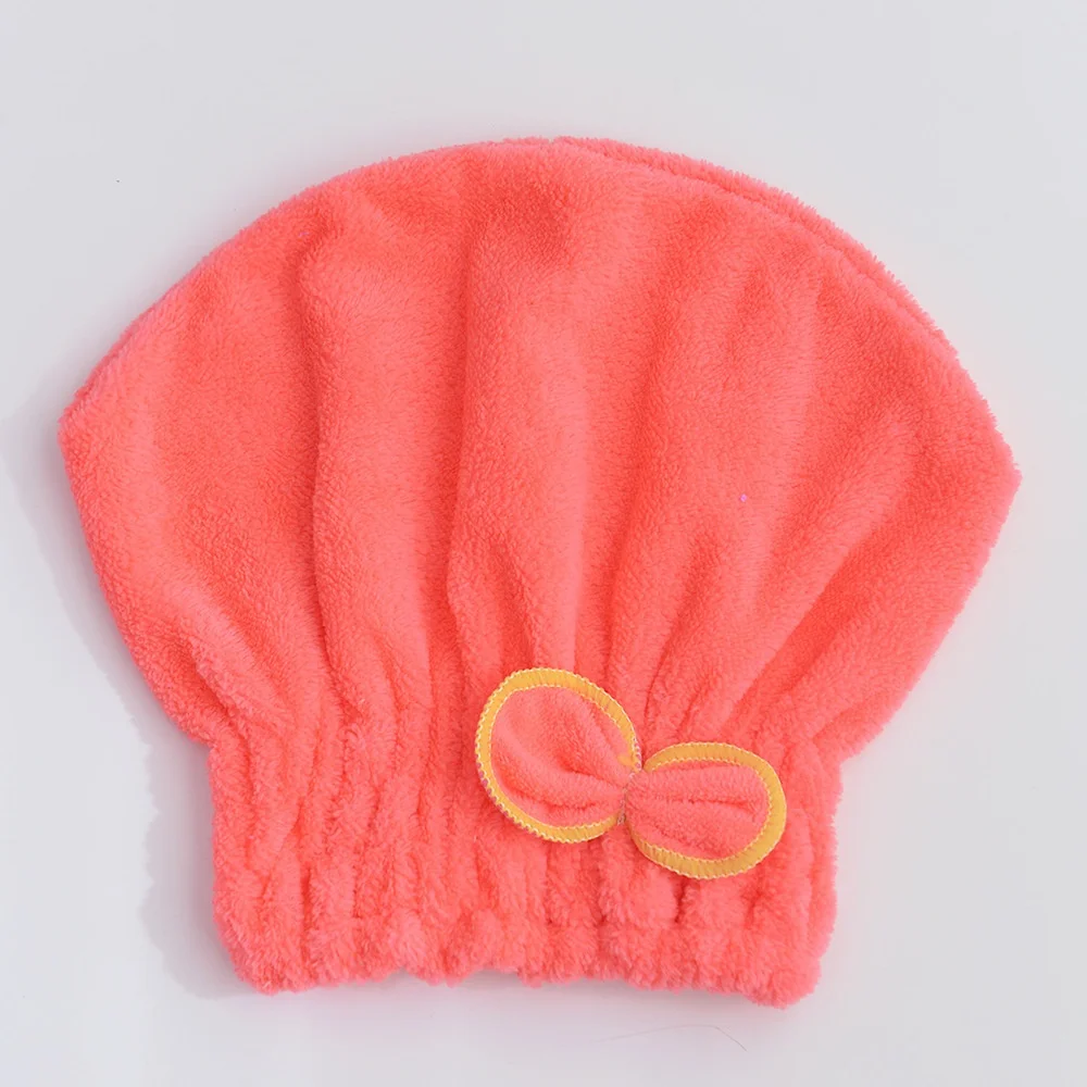 Schnelltrocknende Haarkappe für Damen, Badekappe mit Schleife, Mikrofaser-Handtuch, Superfaser-Duschhaube für Spa, Badezimmerzubehör, Duschhaube – Detail 15