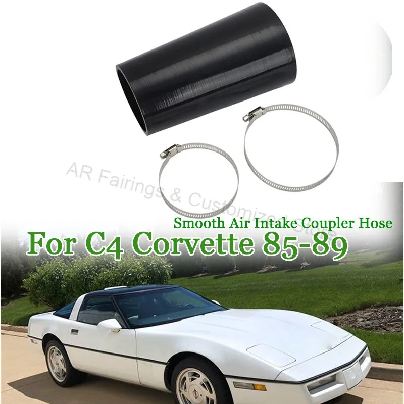 Manguera de Admisión de Aire Lisa para C4 Chevy Chevrolet Corvette 5.7L L98 V8 1985-1989, Reemplaza el Conducto de Aire Corrugado