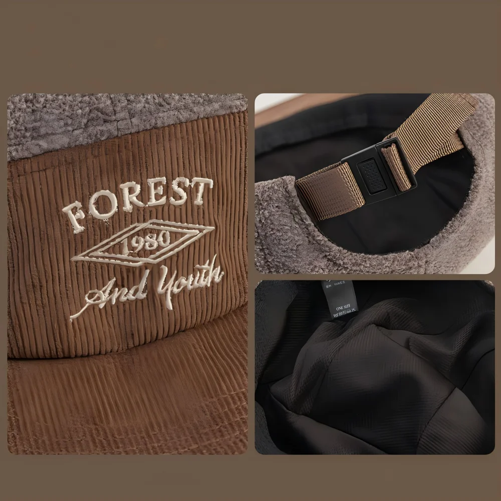 Niche Amerikaanse Vintage Cord - Corduroy Cap 5 Panel recensie en prijs