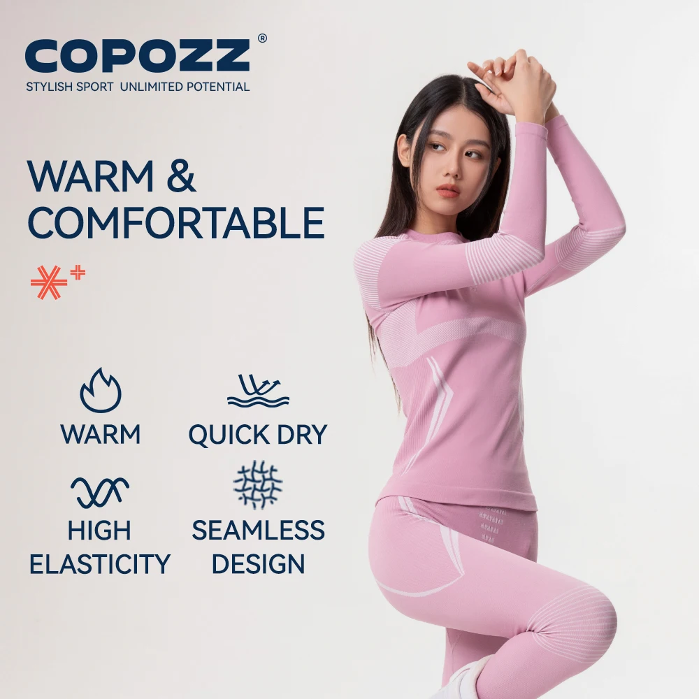 Ropa Interior Térmica Para Hombre - Conjunto Camisa + Pantalón De Compresión, Secado Rápido Y Alta Elasticidad Para Esquí, Ciclismo Y Fitness