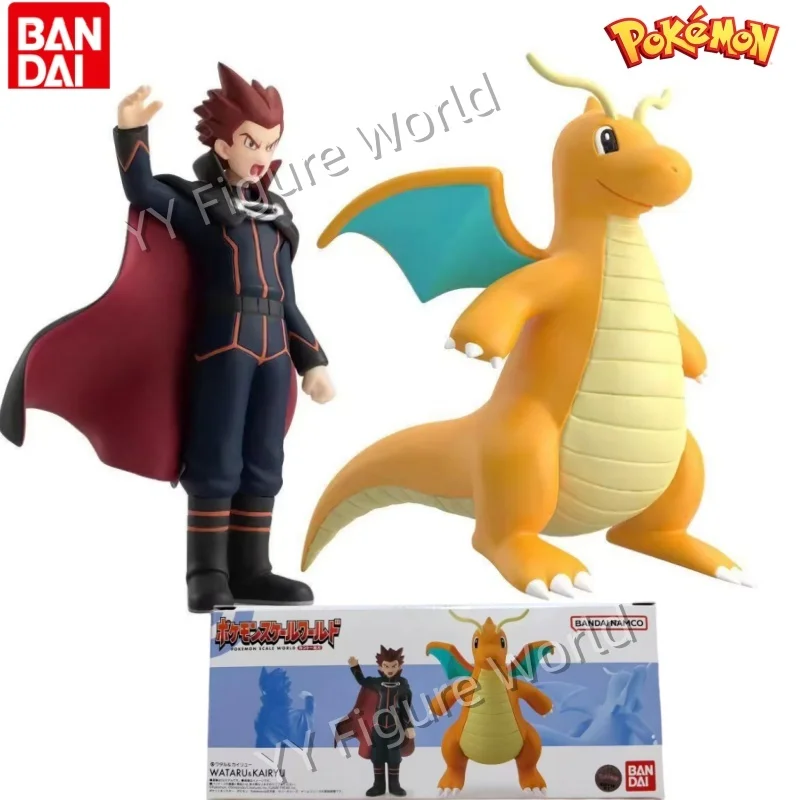 bandai-original-scale-world-pokemon-regione-di-kanto-lance-dragonite-figure-anime-giocattoli-modelli-da-collezione-ornamenti