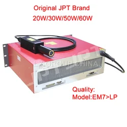 JPT Fiber Laser 20W 30W 50W Laser Source Module GQM 1064nm for Brass Stainless Gold Sliver Engraving Marking Machine