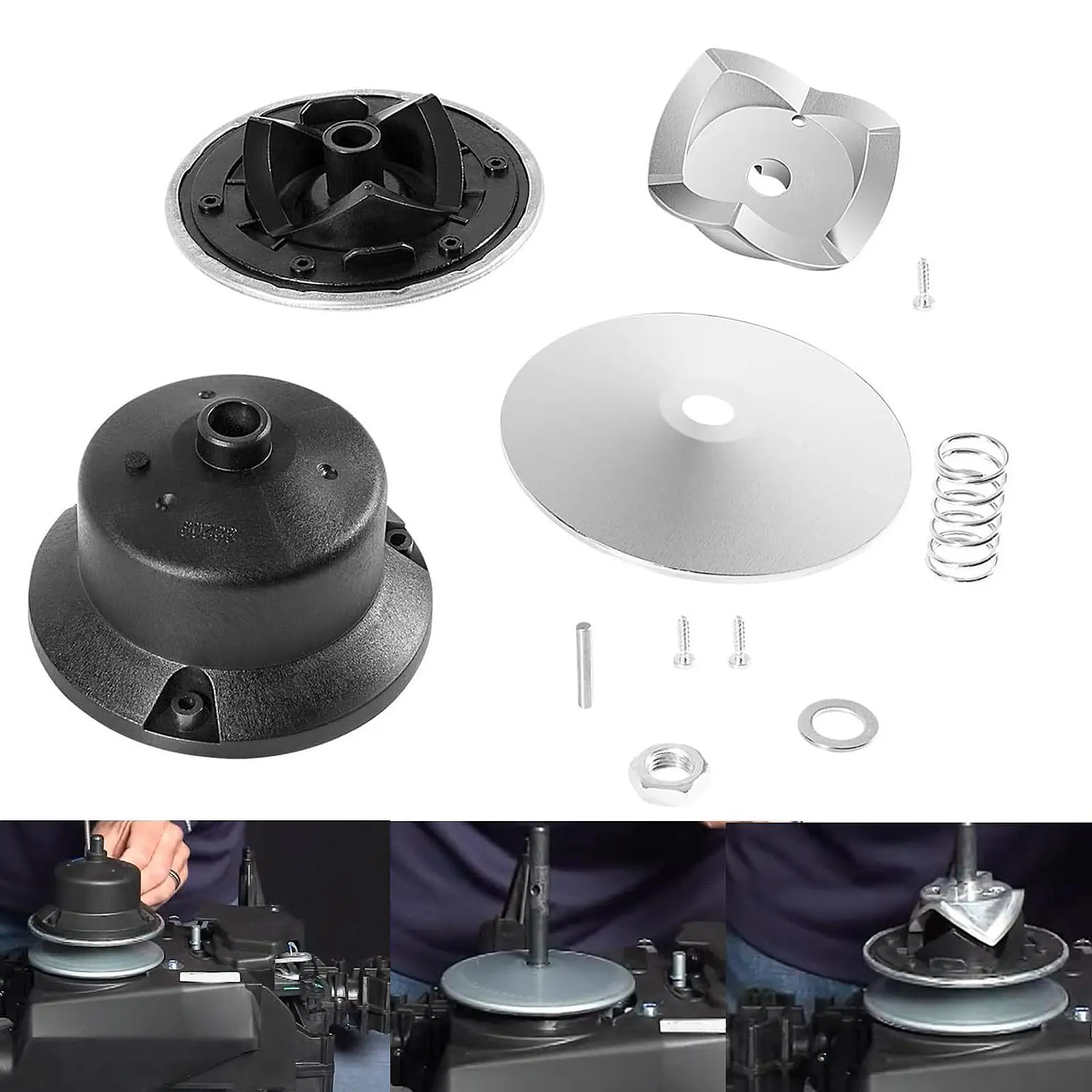 

Driven Pulley Kit Easy to Install Repairing Transmission Accessories Garden Tractor Pulley Assembly Yard GT79253 for 587086701