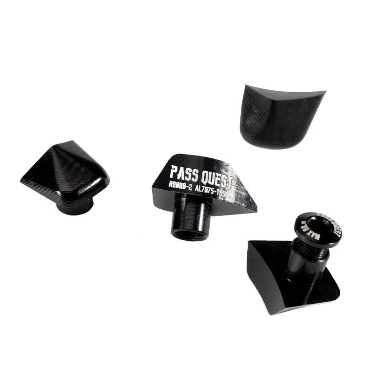PASS QUEST Bike 2X Chainwheel Bolts Fit R7000 R8000 R9100 R7100 R8100 R9200 Crankset Screws 7075AL Bicycle Chainring Bolts
