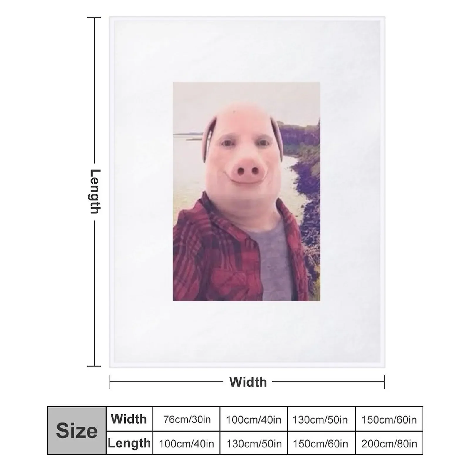 John Pork Throw Blanket Extra Large Throw Thermal Blankets