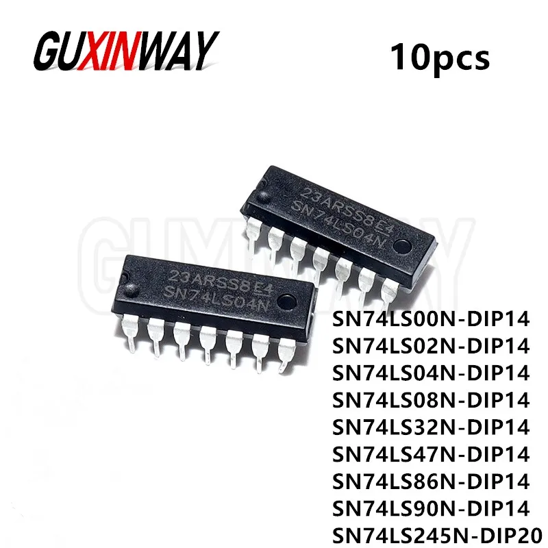 10pcs Integrated Circuit DIP IC 74LS00 74LS02 74LS04 74LS08 74LS32 74LS47 74LS86 74LS90 74LS245N DIP-14 DIP-20